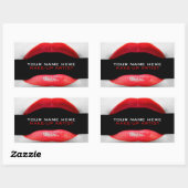 Kosmetologen-Labels bilden die Geschäftsausstattun Rechteckiger Aufkleber (Blatt)