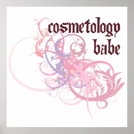 Kosmetologie Babe Poster (Vorne)
