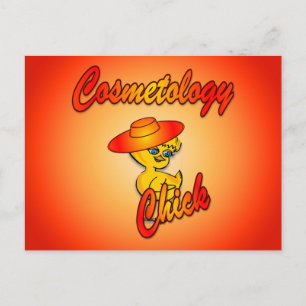 Kosmetologie Chick #5 Postkarte