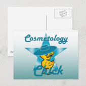 Kosmetologie Chick #7 Postkarte (Vorne/Hinten)