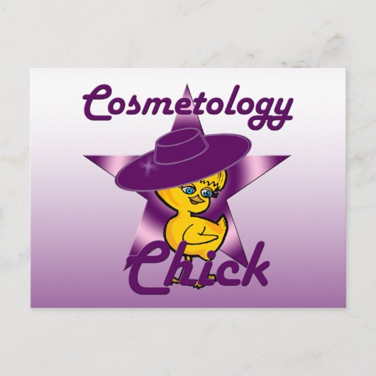 Kosmetologie Chick #9 Postkarte (Vorderseite)