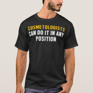 Kosmetologie-Graduiertenposition Lizenzierte Kosme T-Shirt