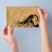 Kosmetologie Schönheitssalon Flyer (Handgriff)