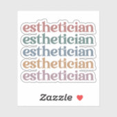 Kosmetologin Beautician Makeup artistin Aufkleber (Blatt)