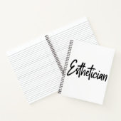 Kosmetologin Beautician Makeup artistin Notizblock (Innenseite)