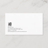 Kosmetologin Elegant Pastel Green Blume Wirbel Visitenkarte (Rückseite)