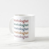 Kosmetologin Esthetician Beautician Hautpflege Kaffeetasse (Vorderseite Links)