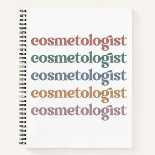 Kosmetologin Esthetician Beautician Hautpflege Notizblock