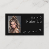 Kosmetologin-Make-up-Frauen-Foto Visitenkarte (Vorderseite)
