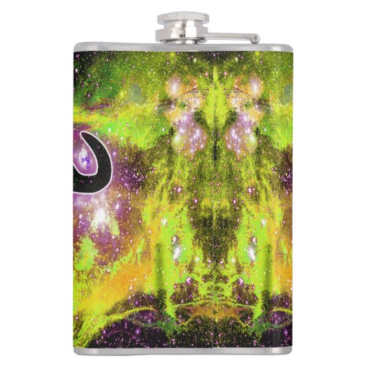 Kosmic Cat Sigma Flachmann (Rückseite)