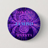 Kosmic Hakuna Art Print Button (Vorderseite)