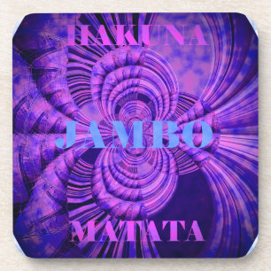 Kosmic Hakuna Art Print Untersetzer