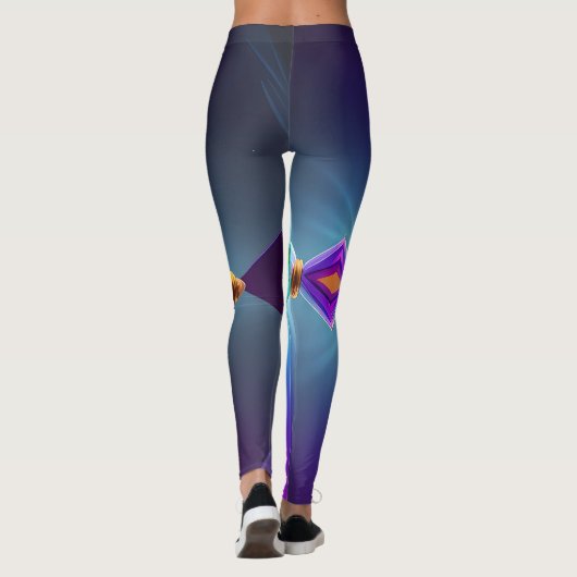 Kosmic Kaleidoskop Leggings (Rückseite)