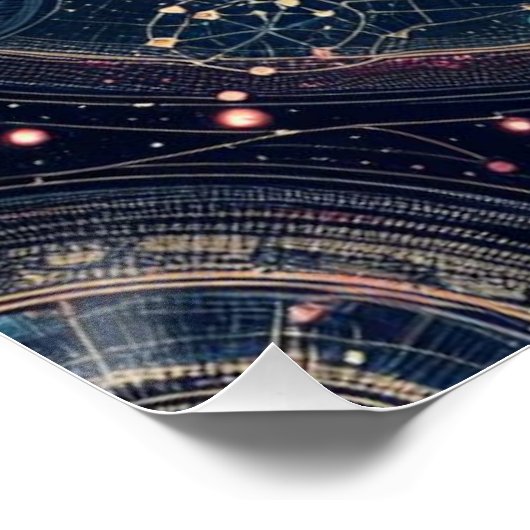 Kosmic Odyssey Poster (Ecke)