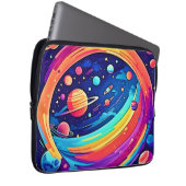 Kosmic Rainbow Vortex Laptopschutzhülle (Vorne Rechts)