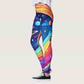 Kosmic Rainbow Vortex Leggings (Links)