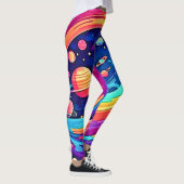 Kosmic Rainbow Vortex Leggings (Rechts)