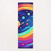 Kosmic Rainbow Vortex Yogamatte (Vorderseite)