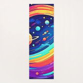 Kosmic Rainbow Vortex Yogamatte (Rückseite)