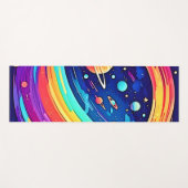 Kosmic Rainbow Vortex Yogamatte (Vorderseite (Horizontal))