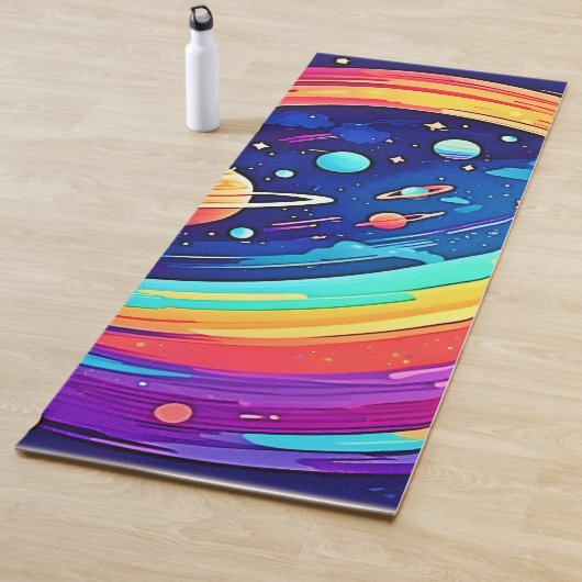 Kosmic Rainbow Vortex Yogamatte (Beispiel)