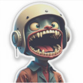 Kosmic Roarer Aufkleber (Vorderseite)