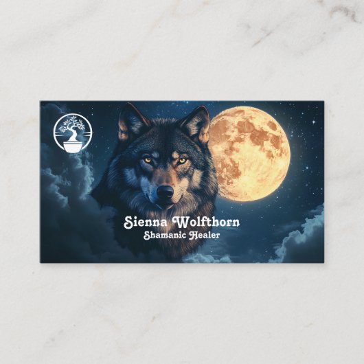 Kosmic Shamanic Healer Visitenkarte (Vorderseite)