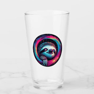 Kosmic Sloth Galaxy Art Glas