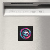 Kosmic Sloth Galaxy Art Magnet (In Situ (Geschirrspüler))