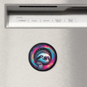 Kosmic Sloth Galaxy Art Magnet (In Situ (Geschirrspüler))