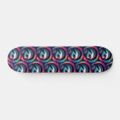 Kosmic Sloth Galaxy Art Skateboard (Horizontal)