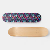 Kosmic Sloth Galaxy Art Skateboard (Horizontal)