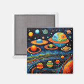 Kosmikos 28 magnet (Vorderseite/Rückseite)