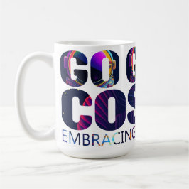 Kosmisch den Weltraum verkörpern Kaffeetasse