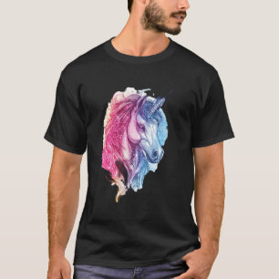 Kosmisch Einhorn Galaxy (1) T-Shirt