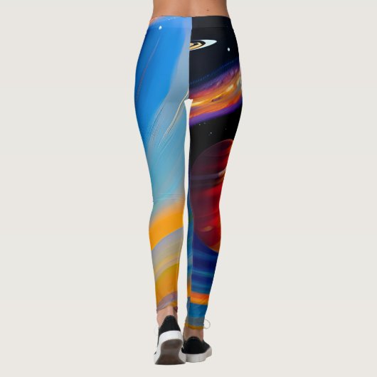kosmisch Inspiriert Leggings (Rückseite)