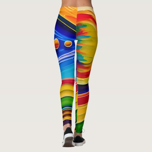 kosmisch Inspiriert Leggings (Rückseite)