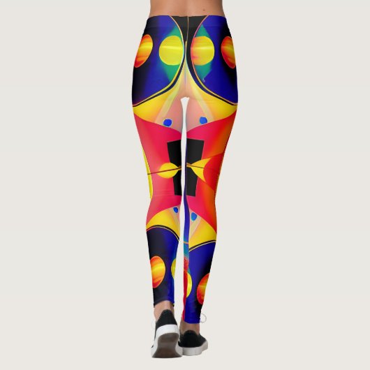 kosmisch Inspiriert Leggings (Rückseite)
