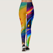 kosmisch Inspiriert Leggings (Rückseite)