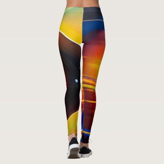 kosmisch Inspiriert Leggings (Rückseite)