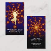 kosmisch | Lebhaftes Gold Visitenkarte (Vorne/Hinten)