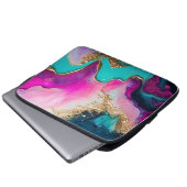 Kosmisch rosa Notebook-Tasche mit Atemberaubender  Laptopschutzhülle (Vorne Knopf)