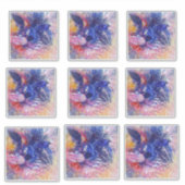 Kosmische Abstrakte Katze Dreamscape Sticker (Vorderseite)