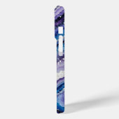 Kosmische Agate Waves Case-Mate iPhone Hülle (Rückseite / Links)