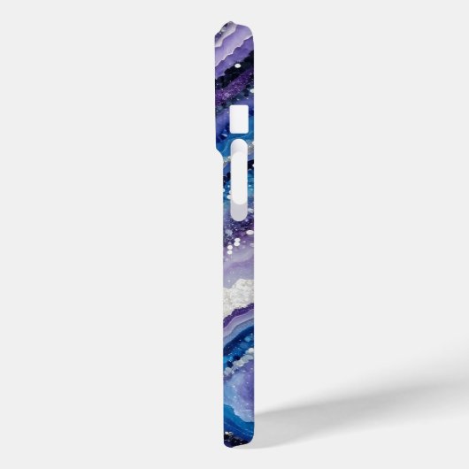 Kosmische Agate Waves Case-Mate iPhone Hülle (Rückseite / Links)