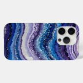Kosmische Agate Waves Case-Mate iPhone Hülle (Rückseite (Horizontal))