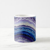 Kosmische Agate Waves Kaffeetasse (Mittel)