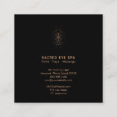 *~* Kosmische Alchemie Schamane Heilige Geometrie Quadratische Visitenkarte (Rückseite)