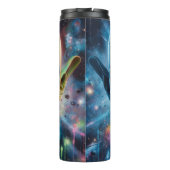 Kosmische Alien: Ätherisches Glühen, Universum Thermosbecher (Rückseite)