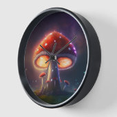 Kosmische Amanita Muscaria Uhr (Winkel)